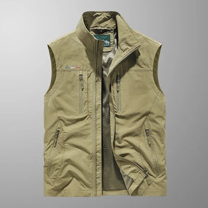 Casper – Gilet cargo traspirante con tasche multiple